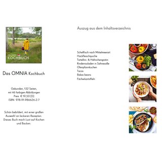 Neu großes Orig. Omnia Kochbuch 128 Seiten Rezepte für den Omnia Backofen 