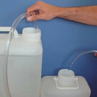 Navyline Pumpschlauch - ohne Ansaugen für Benzin & Diesel Wasser Schüttelpumpe