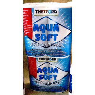 Thetford Aqua Kem Blue 2 L + 12 Rollen Aqua Soft Papier 2er Set,Camping WC,Porta
