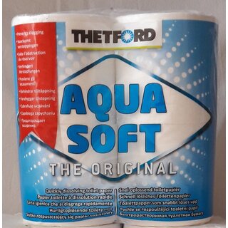 Thetford Aqua Kem Blue 2 L + Rinse Spray + Aqua Soft Papier 3er Set Camping WC