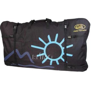 Universale Gasgrill -  Packtasche,Outdoor Fascination Transporttasche, schwarz mit Motiv