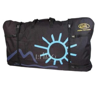 Universale Gasgrill -  Packtasche,Outdoor Fascination Transporttasche, schwarz mit Motiv