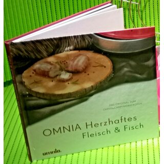 Camping Backofen Omnia, Duo Silikonform, Auflaufform, Aufbackgitter, orig.Kochbuch Herzhaftes aus Fleisch & Fisch, 