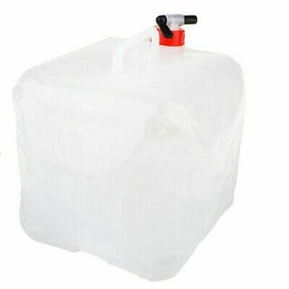 Faltbarer Wasserkanister mit Zapfhahn 10 l lebensmittelecht Wasserträger Box