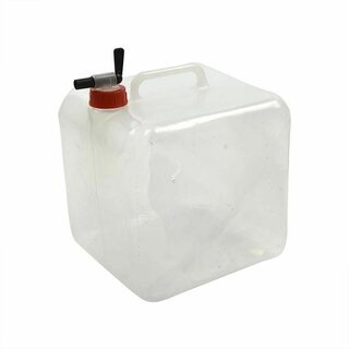 Faltbarer Wasserkanister mit Zapfhahn 10 l lebensmittelecht Wasserträger Box
